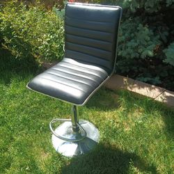 Rotating Adjustable Leather Barber Chair 16" x 15" x 36" tall