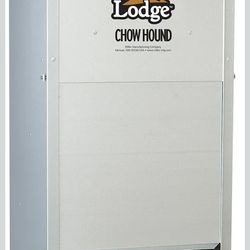 Pet Lodge® Automatic Dog Feeder | Chow Hound Outdoor Pet Feeder | Tough Galvanized Steel | Made in USA