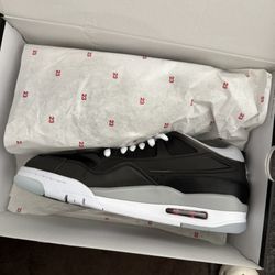 Mens Jordan 4 RM Black Metallic Size 10 Brand New 