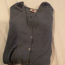 Stone Washed Blue Waffle Shirt No Pockets No Color No Slits. 