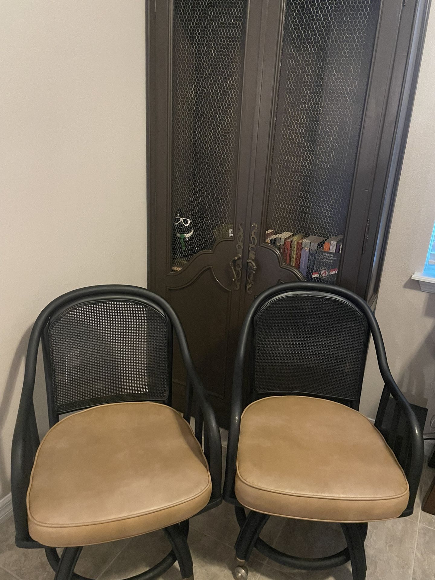 Vintage Korean Chairs (Set of Two)