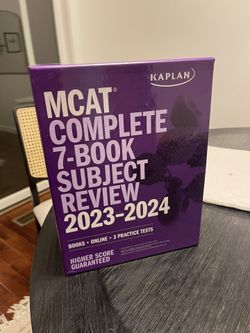 Kaplan MCAT Prep books
