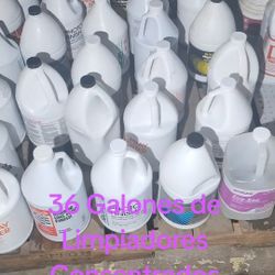 1 Pallet De 36 Galones De Productos De Limpiesa $180 