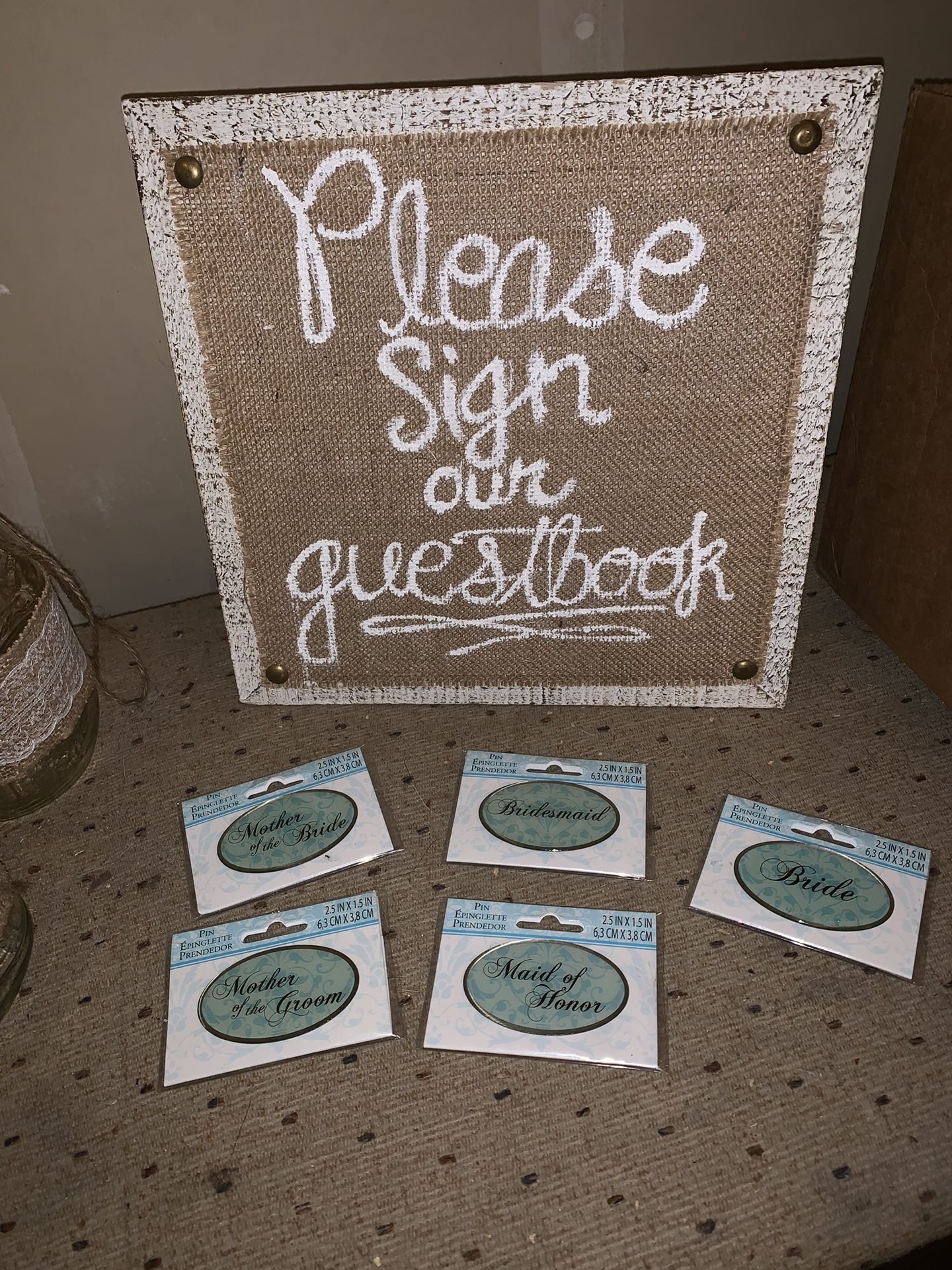 Rustic wedding Decor