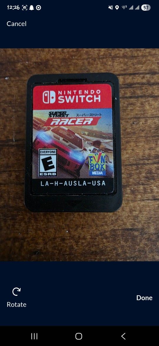 Nintendo Switch Game- Super Street Racer