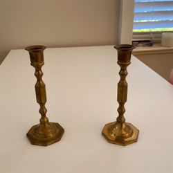 Brass Candle Holders $6