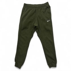 Nike olive green mens club fleece jogger pants