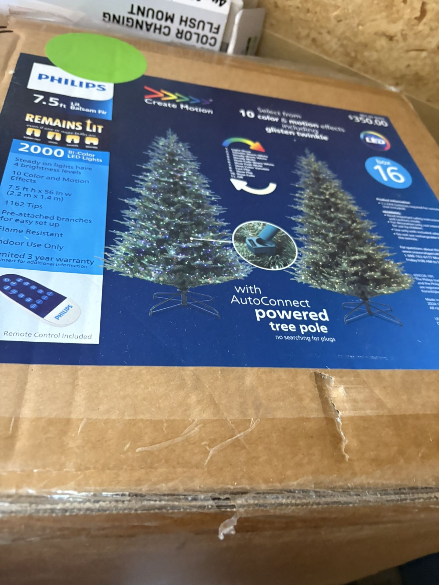 7.5 Ft FULL Viral Phillips Starry Twinkle Balsam Fir Christmas Tree Tik Tok 2200