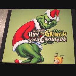 Canvas Christmas Grinch Picture/ Wall Art