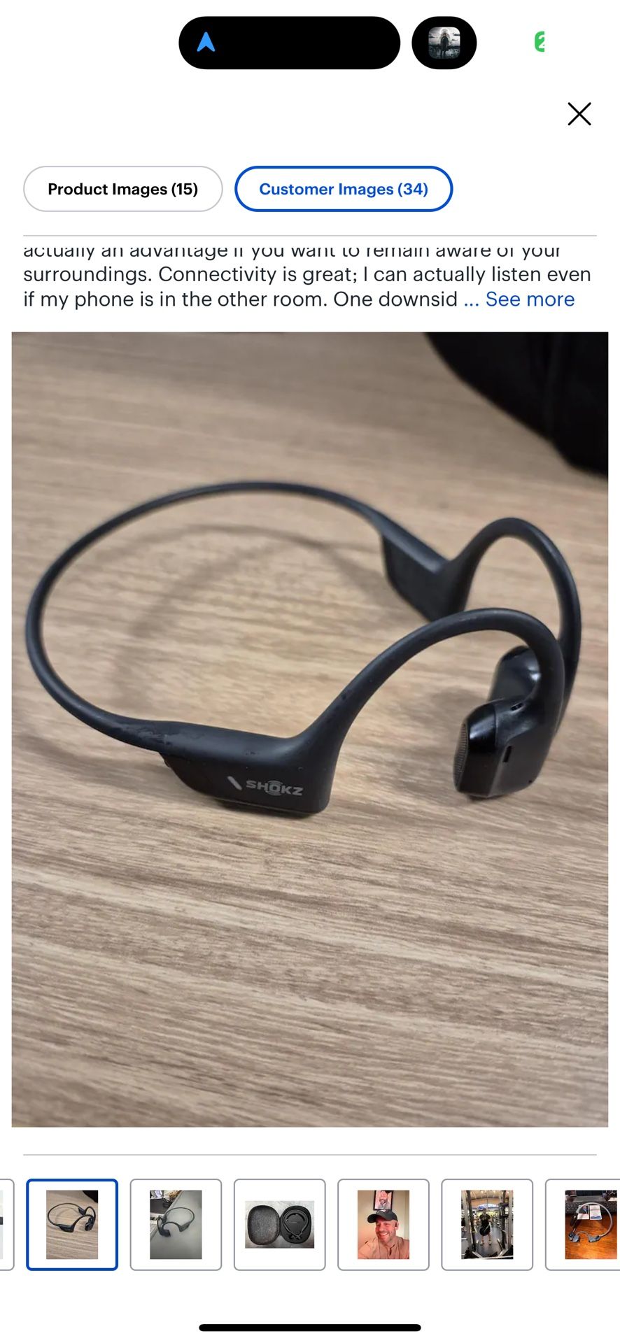 Shokz - OpenRun Pro 2 Mini Bone Conduction Open-Ear Bluetooth Sports Headphones - Black