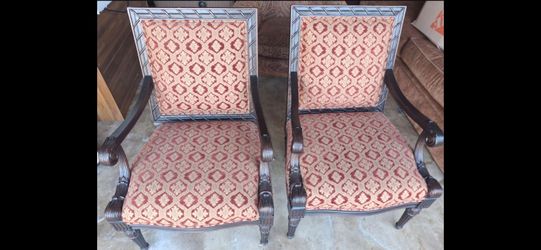 Nice dark wood chairs