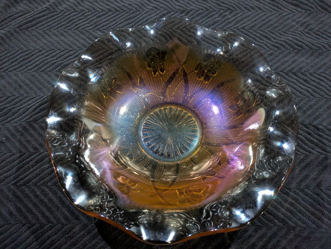 VINTAGE IRIDESCENT BOWL