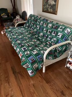 White futon