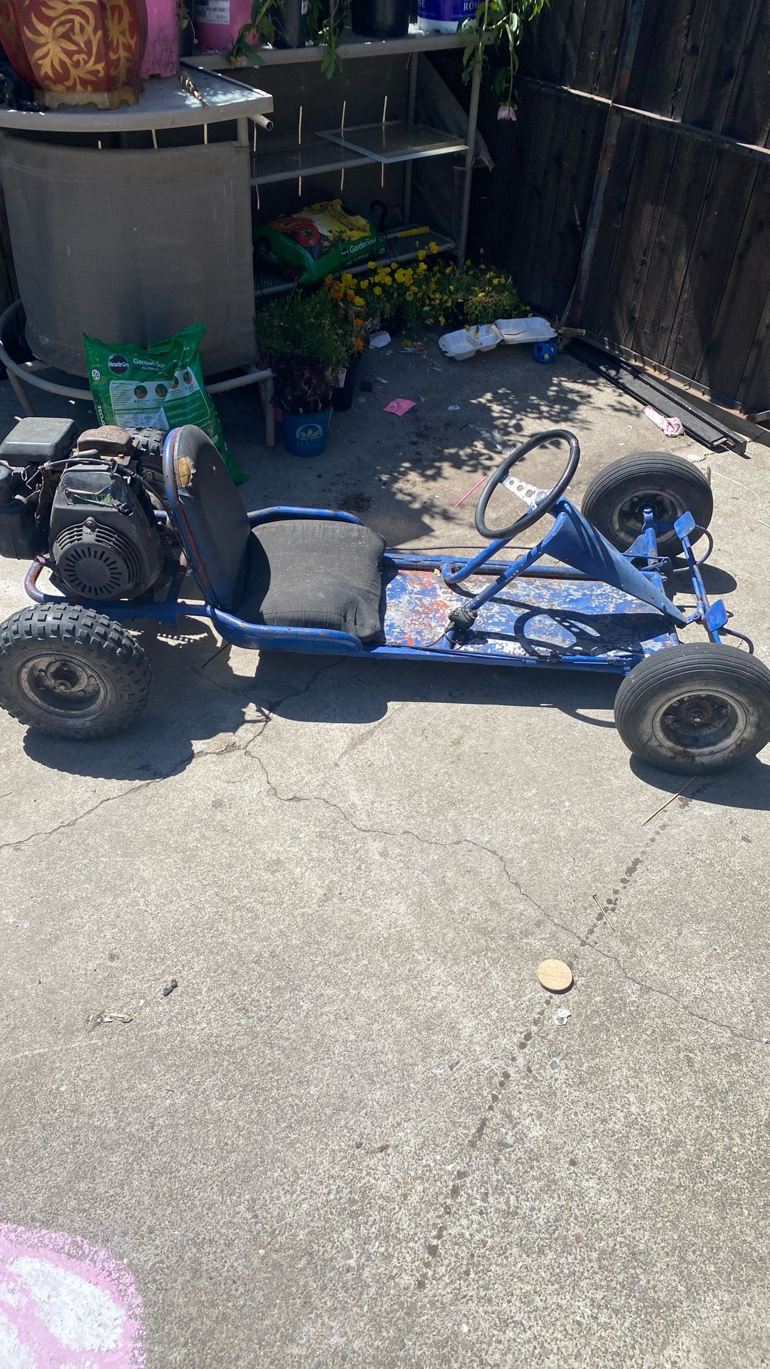 Go kart goes 60 a hour