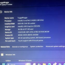 HP, 17t,Silver, 17.3 in