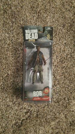 Bob signed twd action figure