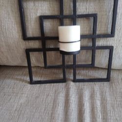 Iron Wall Candle Holder