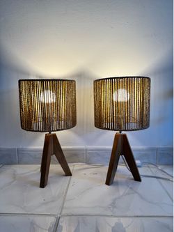 Pair of Modern Matching Lamps
