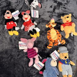 Authentic Disney Store “Mini Bean Bag” Collectables