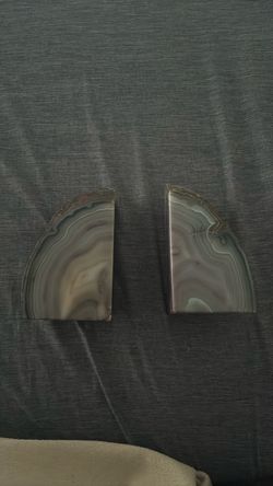 Amethyst bookends