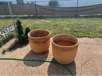 Large ceramic pots
