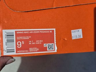 Nike Air Zoom Pegasus 36 Women's Size 9.5
