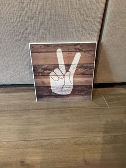 Peace Sign Wall Art Print