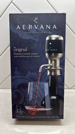 Brand New Aervana Original Luxury Electric Wine Aerator 🍷
