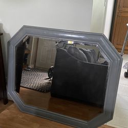 Large Gray Mirror
