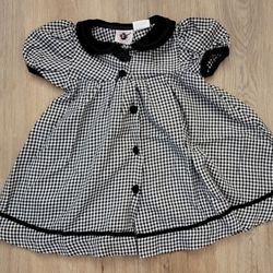 Black And White Gingham Dress