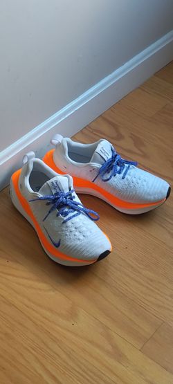 Nike Infinity Run 4 FP Running Shoes White Orange HJ6649-900 Women’s Size 9 US