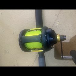Penn Squall 30 vsw  (2 Rod And Reel Combos) Used.  