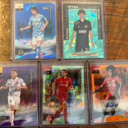 2021 Topps Chrome MLS Lot (5 Cards)