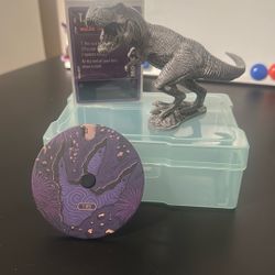 Unmatched, T-Rex(model,health dial, and deck)