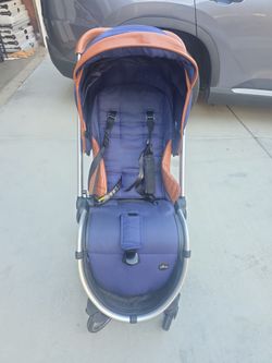 Mima Baby Stroller Blue and Orange