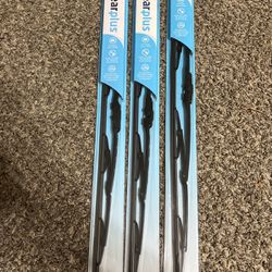 (All Sizes) Brand new Clear plus Metal windshield Wipers