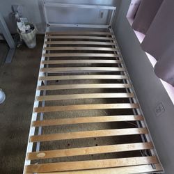 White twin Bed frame