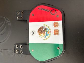 Shield football backplate