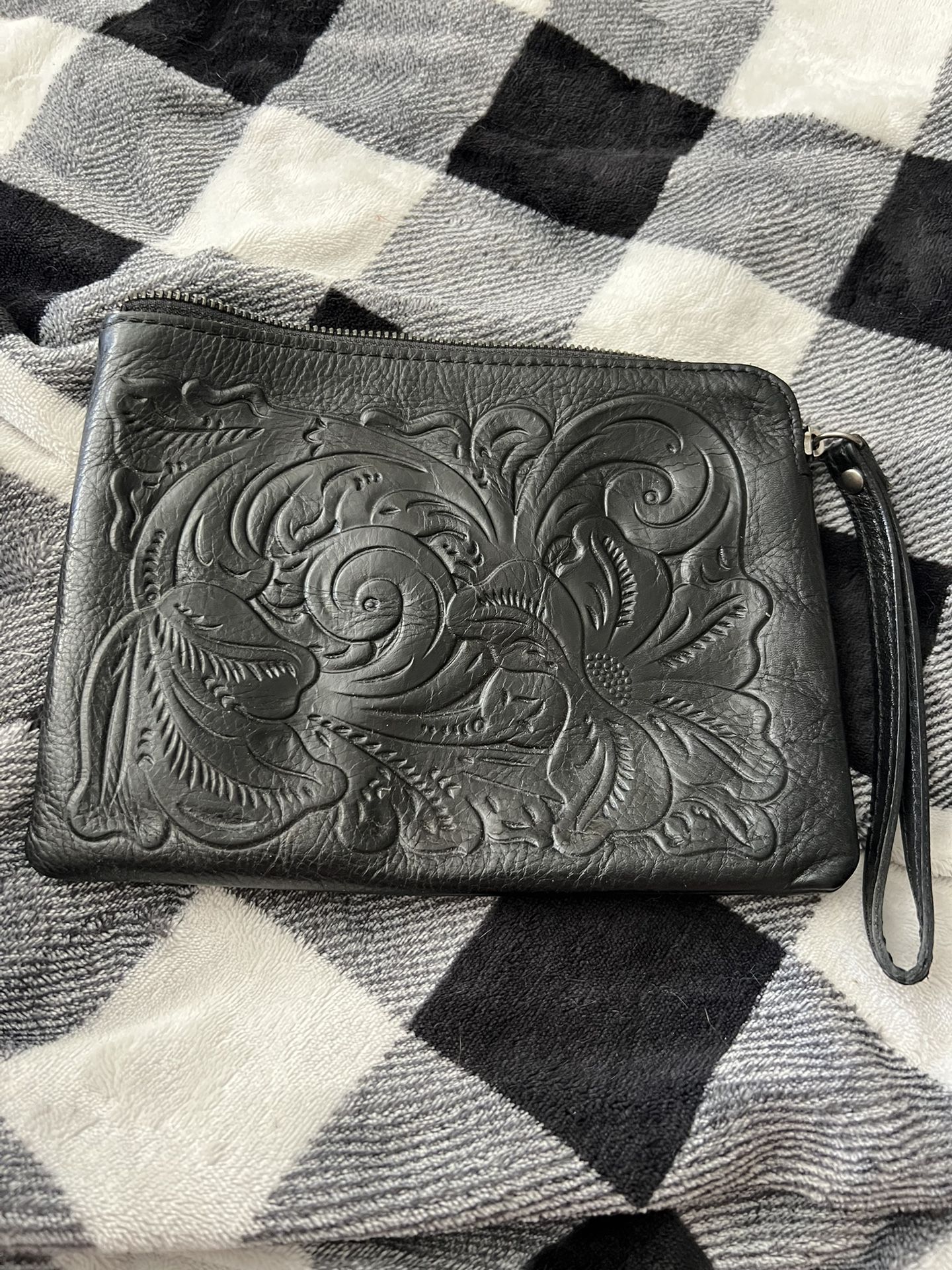 Leather Clutch Bag - Patricia Nash