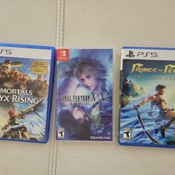 Nintendo Switch, PS5 Games