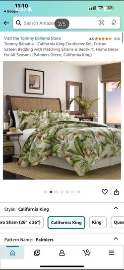 Comforter 3 Piece Set  Tommy Bahama Tropical