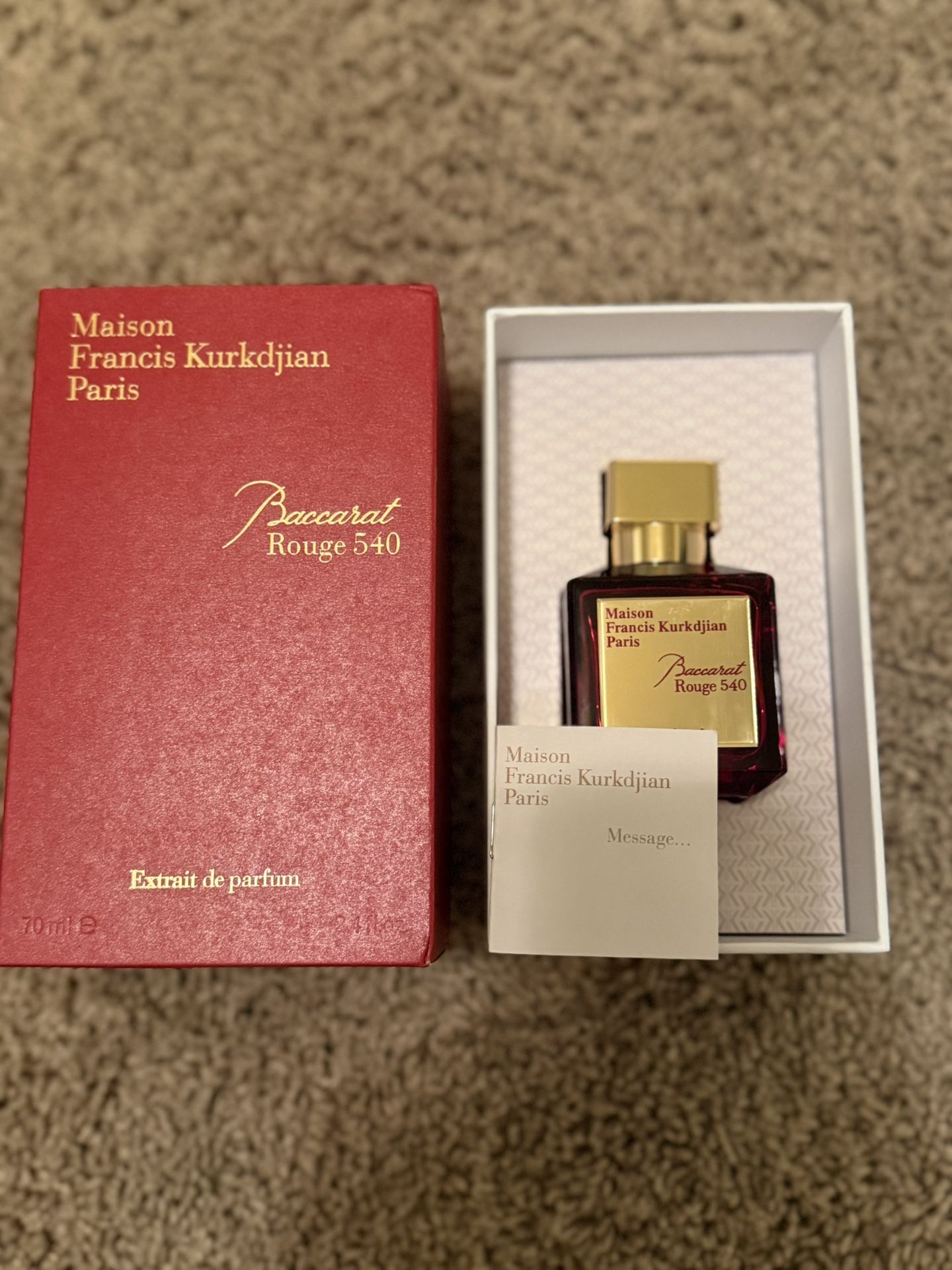 Bacarat Rouge 540 (Negotiable)