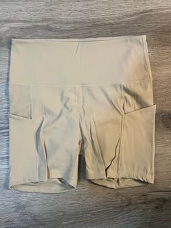 Short shorts for under dress with pockets