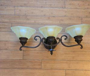 Bronze bathroom lights