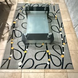 Coffee Table And Area Rug