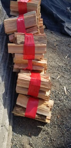 Bundles of dry-seasoned firewood (Ask about delivery)