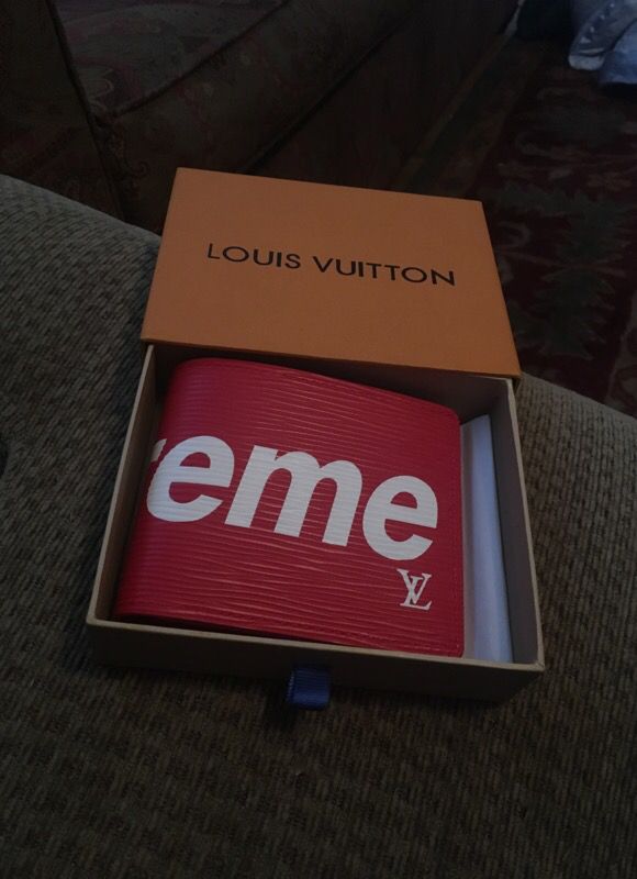 Supreme X Louis Vuitton Slender Wallet