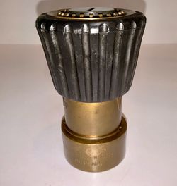 Vintage Elkhart Brass Mystery Fire Hose Nozzle Wildland Structural Firefighting!