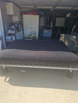 futon frame w mattress