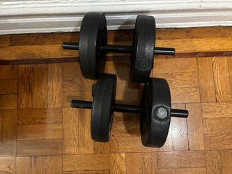 2 Adjustable Dumbbells